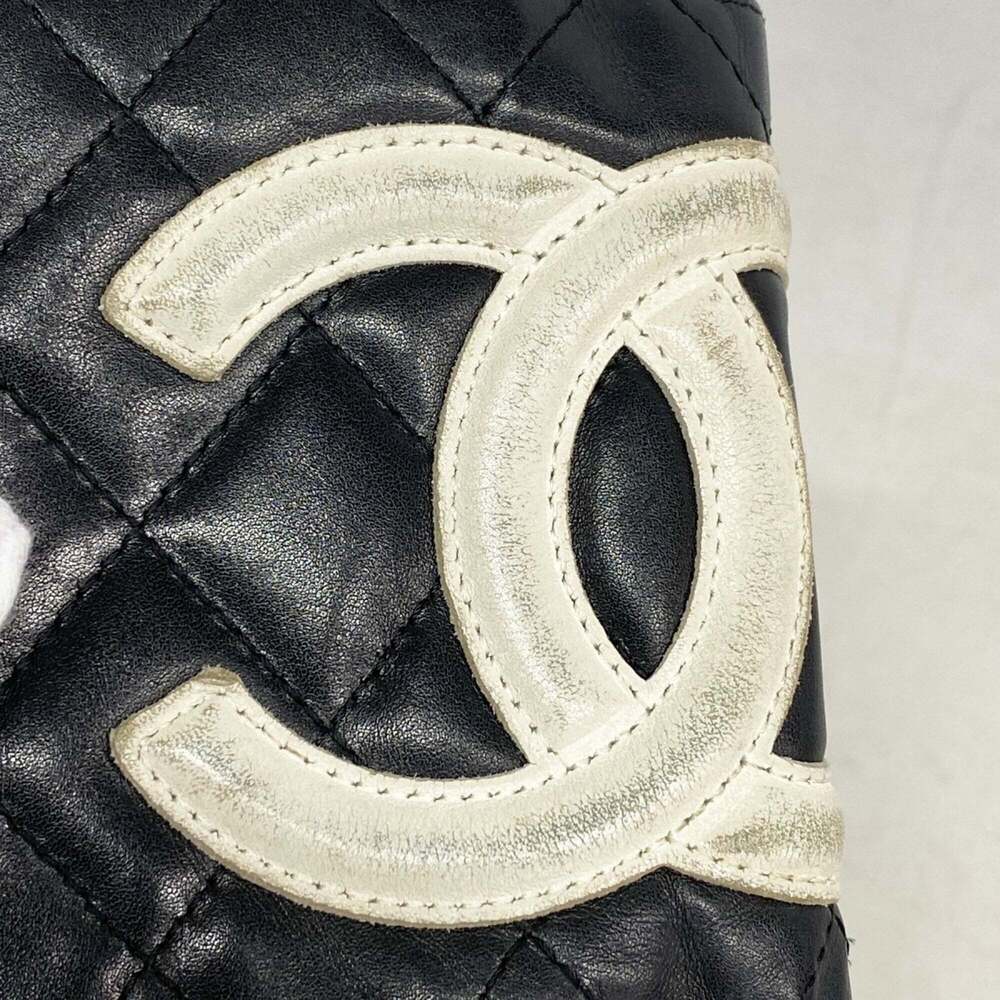 Chanel Cambon Lambskin Wallet, Black, Women's - Picture 5 of 8
